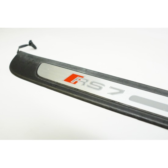 2014-2018 AUDI RS7 Right Front Illuminated Door Sill / Scuff Plate GENUINE