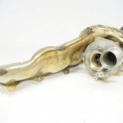 2013-2018 AUDI S7 S6 4.0T RIGHT Turbocharger Compressor and Manifold 079145704E