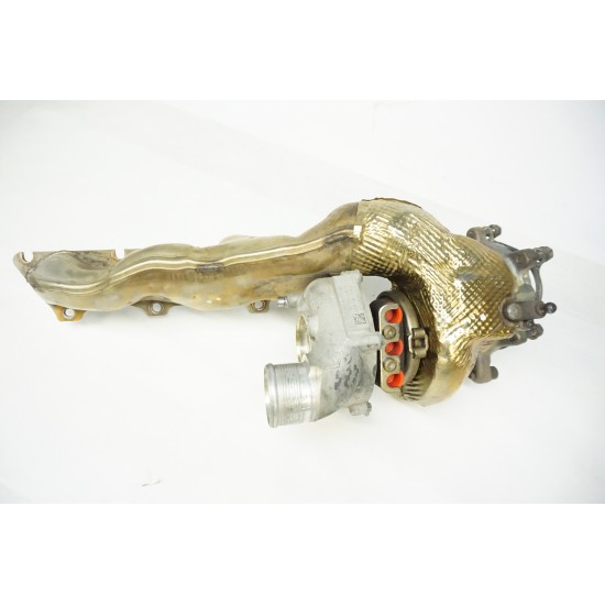 2013-2018 AUDI S7 S6 4.0T RIGHT Turbocharger Compressor and Manifold 079145704E
