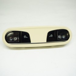 2012-2018 C7 AUDI A6 BEIGE REAR OVERHEAD READING DOME LIGHT