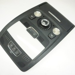 2009-2016 B8 AUDI A4 OVERHEAD DOME LIGHT / SUNROOF CONTROL PANEL BLACK