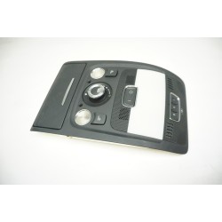 2009-2016 B8 AUDI A4 OVERHEAD DOME LIGHT / SUNROOF CONTROL PANEL BLACK