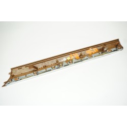 2007-2015 AUDI Q7 Right Front Door Card Panel Decorative Trim Nut Brown OEM