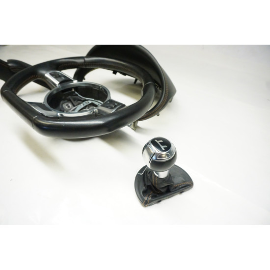 2008-2015 Audi TT Madras Brown Interior Trim Set Wheel Shifter Handle