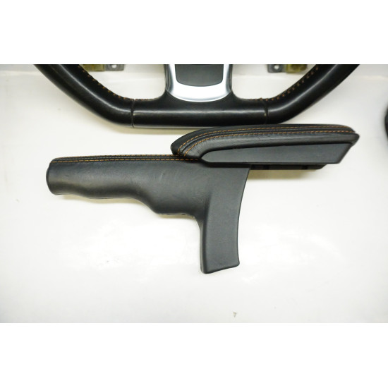 2008-2015 Audi TT Madras Brown Interior Trim Set Wheel Shifter Handle