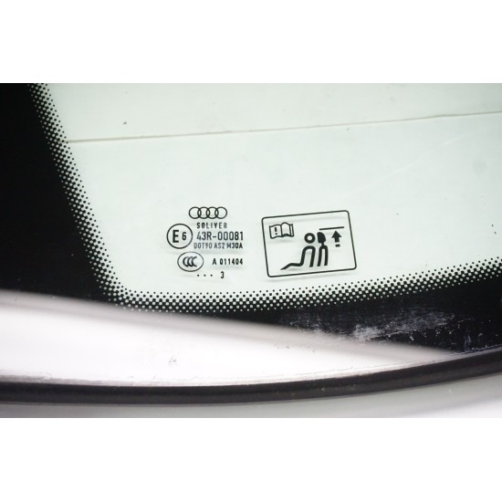 2013-2018 AUDI RS7 Rear Quarter Window Glass Left 4G8845299N MATTE ALUMINUM