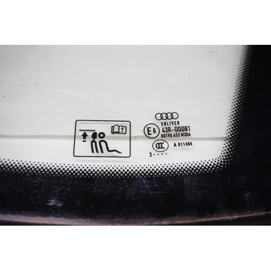 2013-2018 AUDI RS7 Rear Quarter Window Glass Right 4G8845300N MATTE ALUMINUM