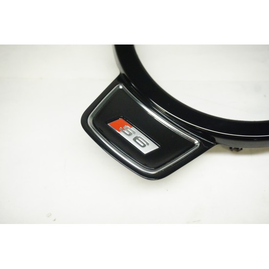 2013-2018 AUDI S6 STEERING WHEEL SWITCH TRIM BADGE 4H0419689B