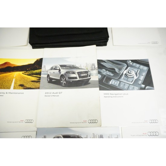 2012 AUDI Q7 Owners Manual Packet OEM