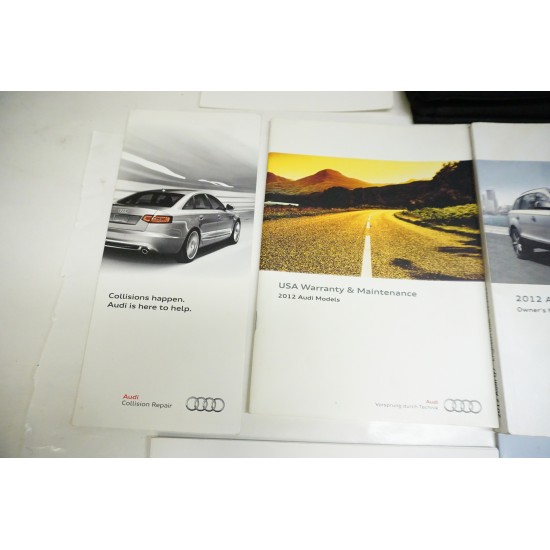 2012 AUDI Q7 Owners Manual Packet OEM