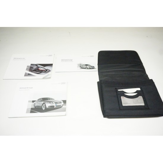 2010 AUDI S5 V8 Owners Manual Book and Cover