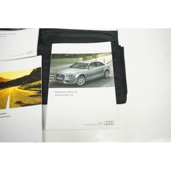 2014 AUDI S4 Owners Manual Booklet and Cover