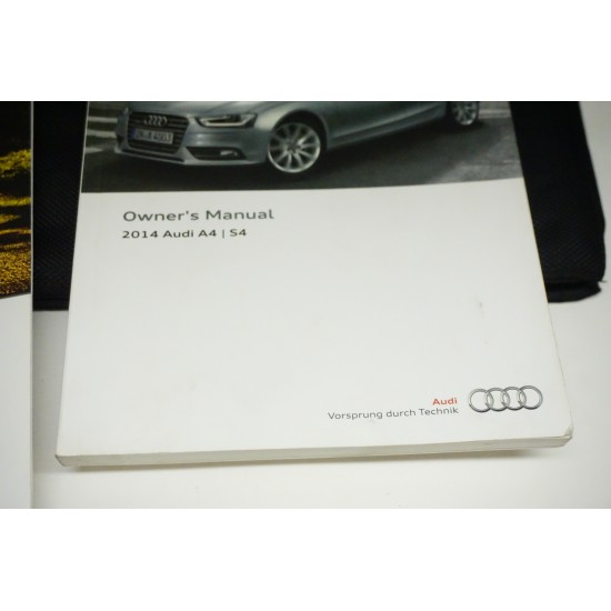 2014 AUDI S4 Owners Manual Booklet and Cover