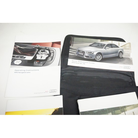 2014 AUDI S4 Owners Manual Booklet and Cover