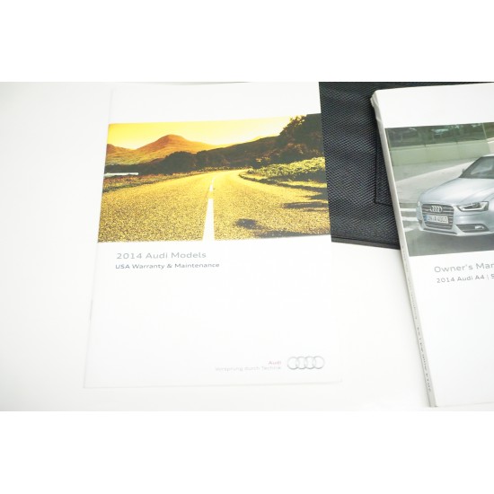 2014 AUDI S4 Owners Manual Booklet and Cover