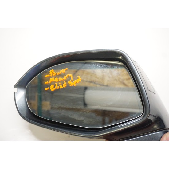 2012-2018 AUDI A7 Driver Power Door Mirror Assembly Memory Blind Spot