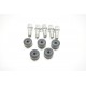 2022-2024 Volkswagen Taos Lug Bolts and Cap Set 5 Pack WHT001812