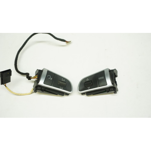 2009-2011 Audi A6 3 Spoke Steering Wheel Control Switch Set 4E0951527AJ