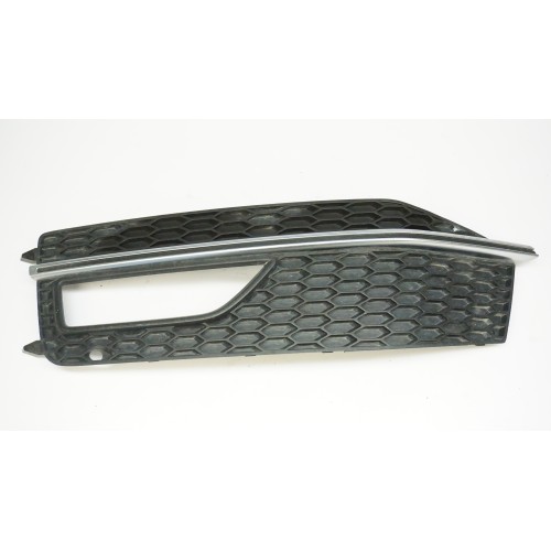 2013-2016 B8.5 Audi S4 Lower Fog Light Grille Driver Left Genuine OEM