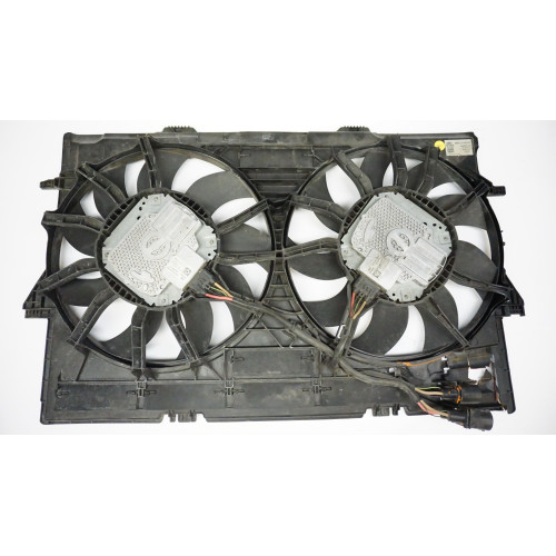 2013-2016 Audi S4 S5 SQ5 Q5 3.0L Radiator Cooling Fan Assembly 4H0121003N