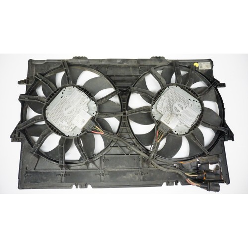 2013-2016 Audi S4 S5 SQ5 Q5 3.0L Radiator Cooling Fan Assembly 4H0121003N