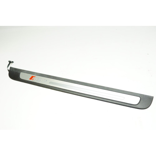 2014-2018 AUDI RS7 Right Front Illuminated Door Sill / Scuff Plate GENUINE