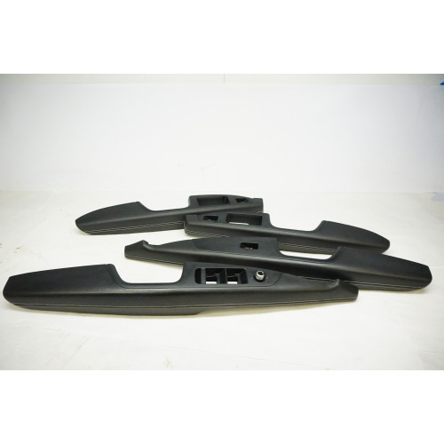 2013-2018 AUDI S7 Leather Door Panel Arm Rests White Stitch