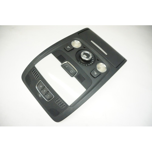 2009-2016 B8 AUDI A4 OVERHEAD DOME LIGHT / SUNROOF CONTROL PANEL BLACK