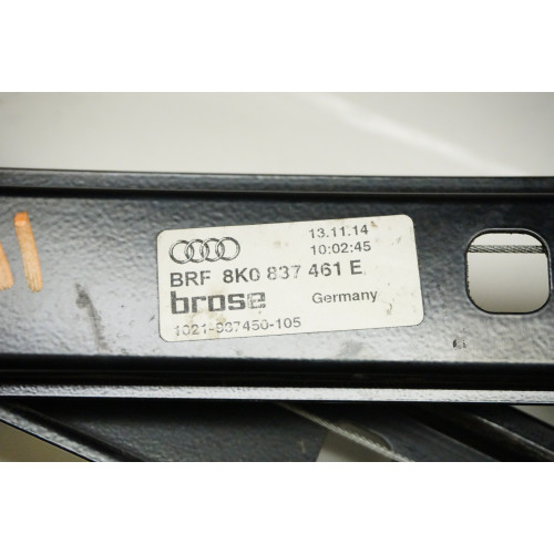 2010 - 2016 B8 AUDI S4 Sedan - FRONT Driver Side Window Regulator 8K0837461E