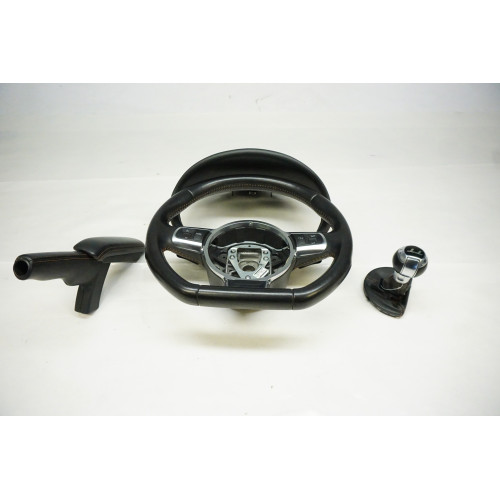 2008-2015 Audi TT Madras Brown Interior Trim Set Wheel Shifter Handle