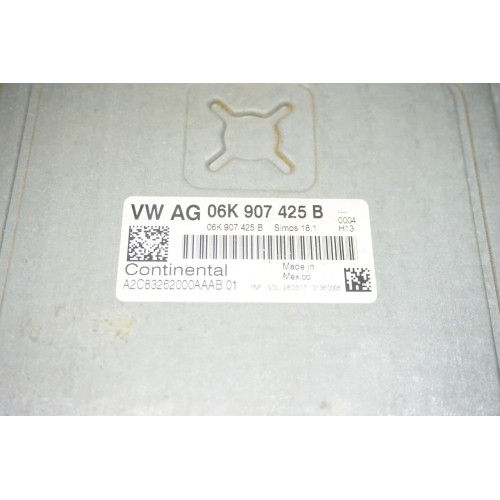 2015 2016 AUDI A3 - 1.8T Engine Control Unit ECM 06K 907 425 B