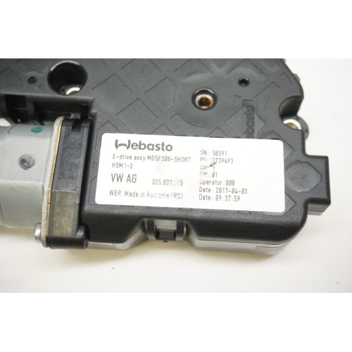 17-20 AUDI S4 Sun Roof Glass Motor 3G5877795