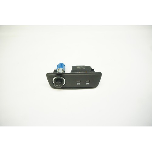 19-23 AUDI Q3 Rear Seat USB-C 12V Charger Interface 83A863324B