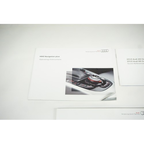 2010 AUDI S5 V8 Owners Manual Book and Cover