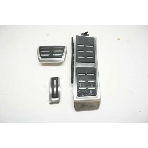 2013-2018 Audi S6 Aluminum Pedal Cover Set 4G8864777 4H0721891 4H1723173A