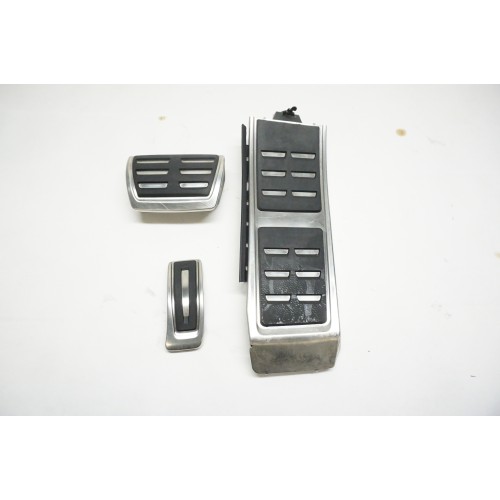 2013-2018 Audi S6 Aluminum Pedal Cover Set 4G8864777 4H0721891 4H1723173A