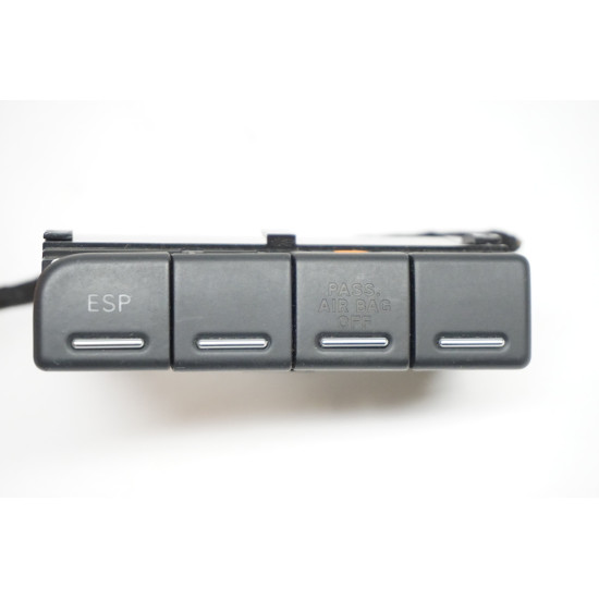 2007 2008 Audi S4 RS4 ESP Switch Set Chrome 8E1927134C 8E1941567