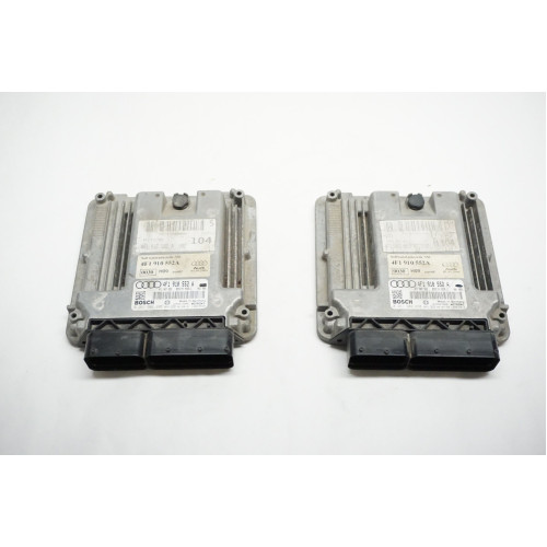 2007 Audi S6 Engine Control Unit ECU Set 4F1910552A