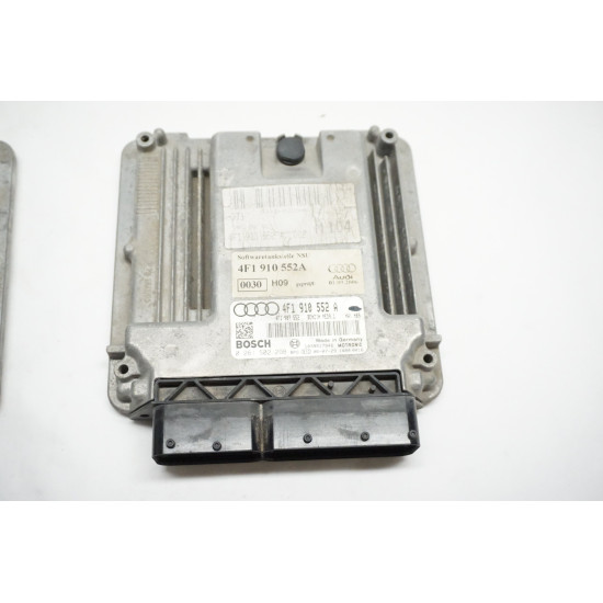 2007 Audi S6 Engine Control Unit ECU Set 4F1910552A