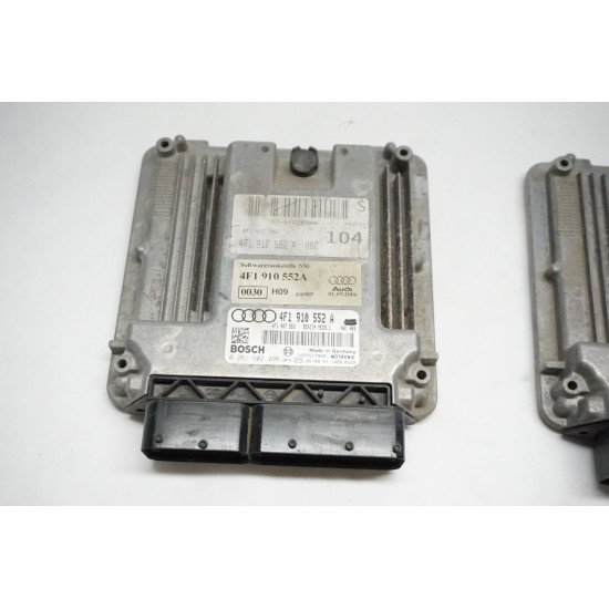2007 Audi S6 Engine Control Unit ECU Set 4F1910552A