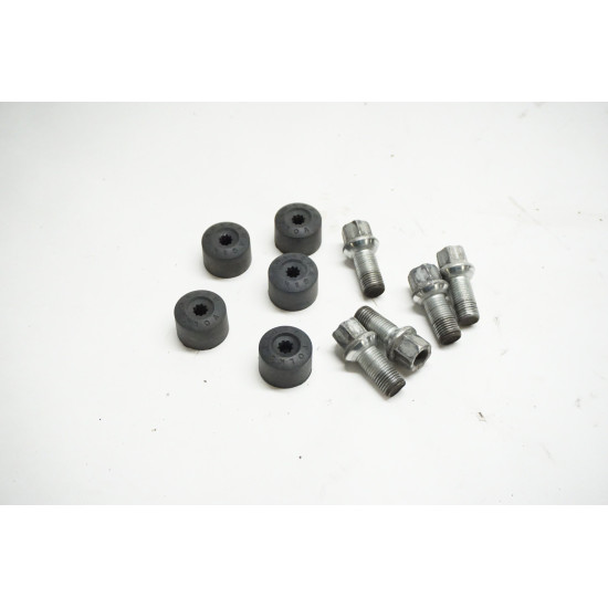 Volkswagen Tiguan Lug Bolts and Caps - 5 Pack  WHT001812